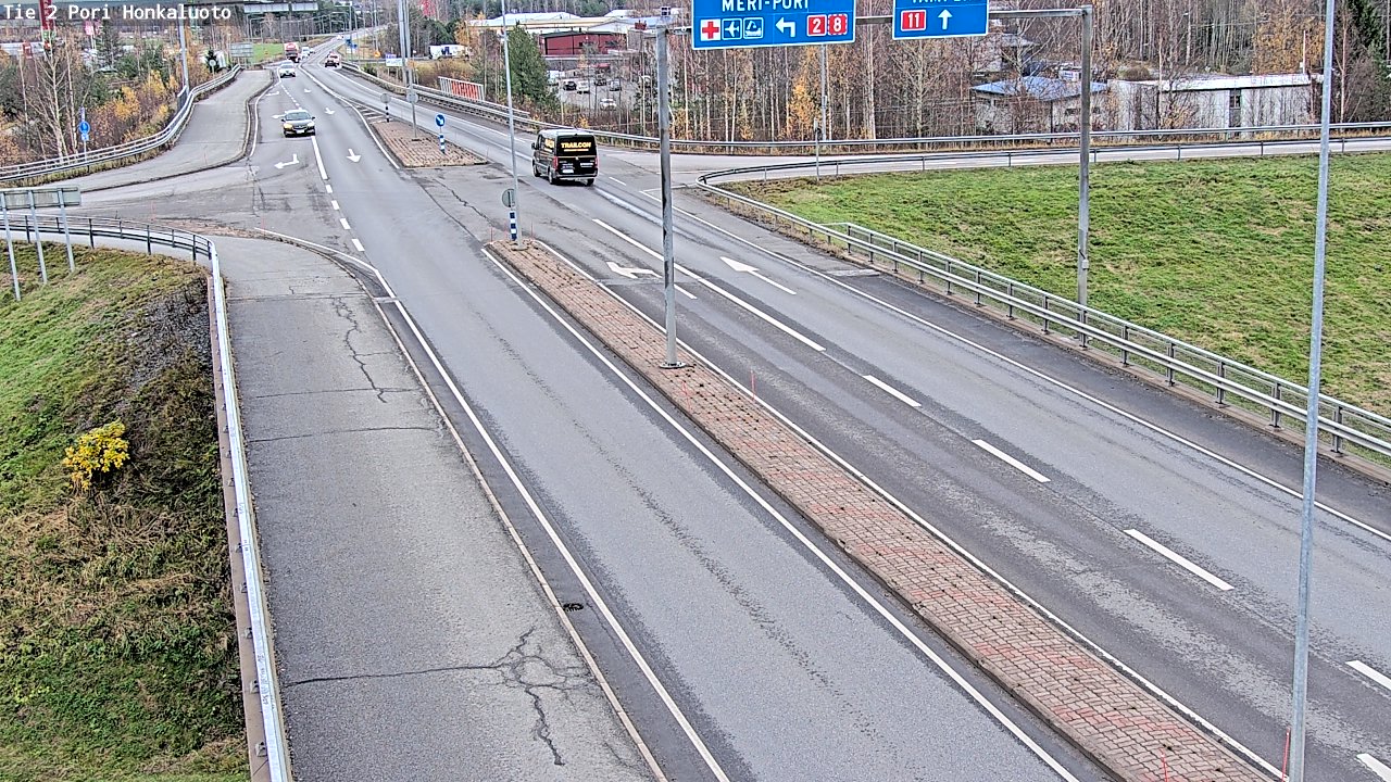 Kelikamerat Kuva Tie 2 Pori, Honkaluoto, Pori, Satakunta