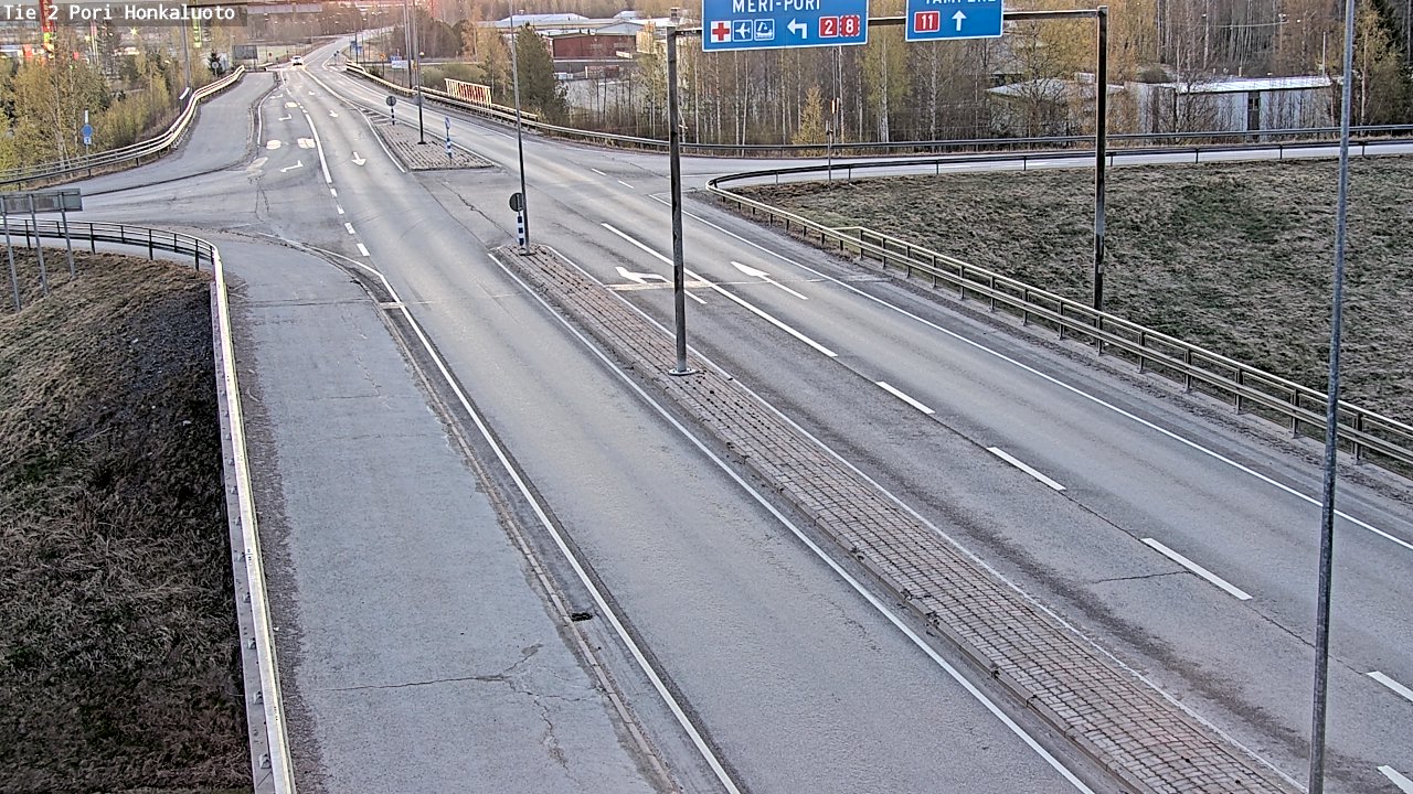 Kelikamerat Kuva Tie 2 Pori, Honkaluoto, Pori, Satakunta