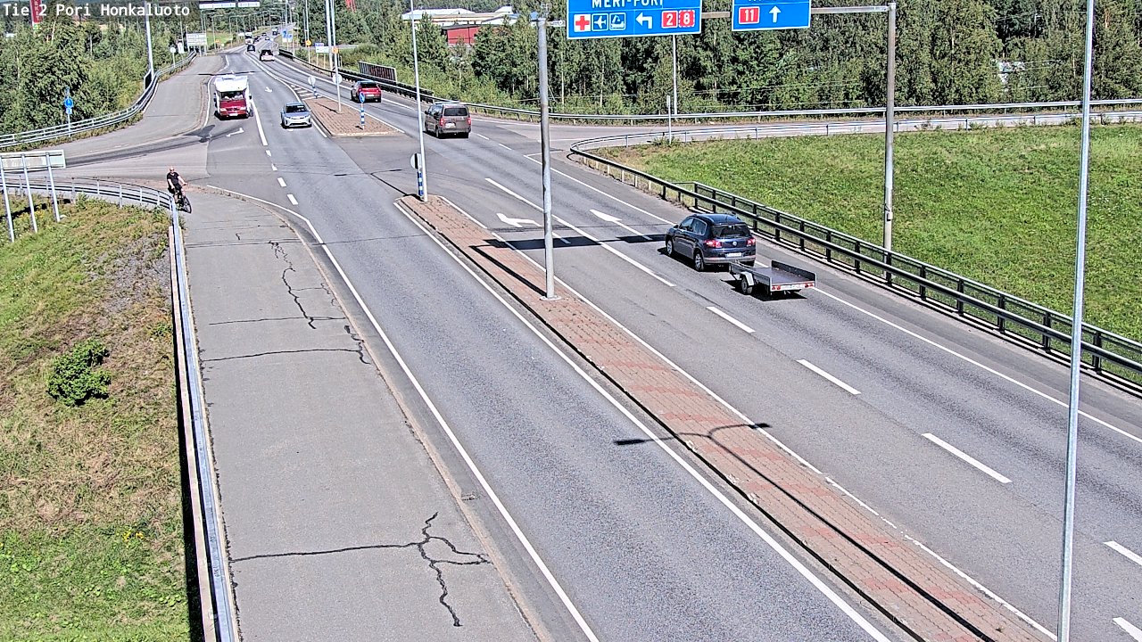 Kelikamerat Kuva Tie 2 Pori, Honkaluoto, Pori, Satakunta