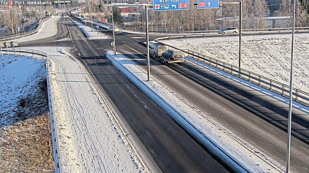 Weather Camera Image Road 2 Pori, Honkaluoto, Pori, Satakunta