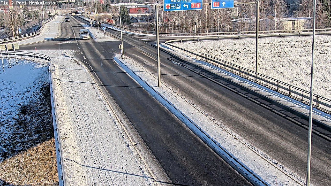 Weather Camera Image Road 2 Pori, Honkaluoto, Pori, Satakunta