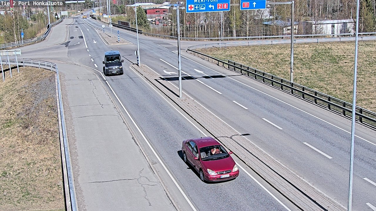 Kelikamerat Kuva Tie 2 Pori, Honkaluoto, Pori, Satakunta