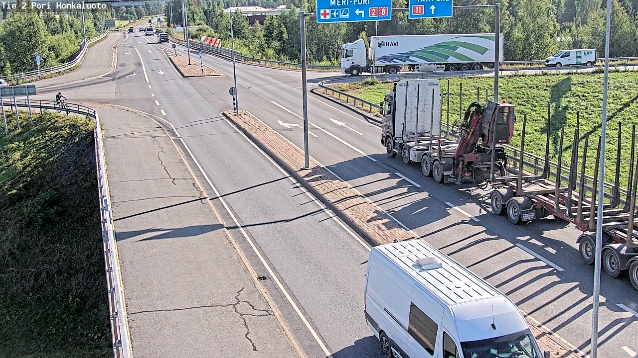 Kelikamerat Kuva Tie 2 Pori, Honkaluoto, Pori, Satakunta