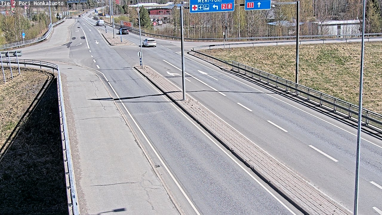 Kelikamerat Kuva Tie 2 Pori, Honkaluoto, Pori, Satakunta