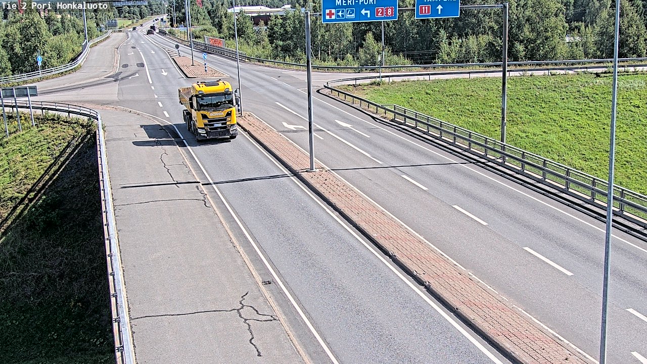 Kelikamerat Kuva Tie 2 Pori, Honkaluoto, Pori, Satakunta