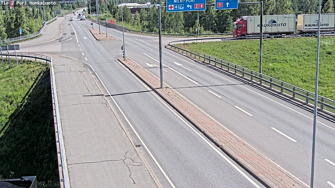 Weather Camera Image Road 2 Pori, Honkaluoto, Pori, Satakunta