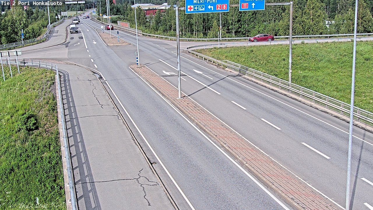 Kelikamerat Kuva Tie 2 Pori, Honkaluoto, Pori, Satakunta