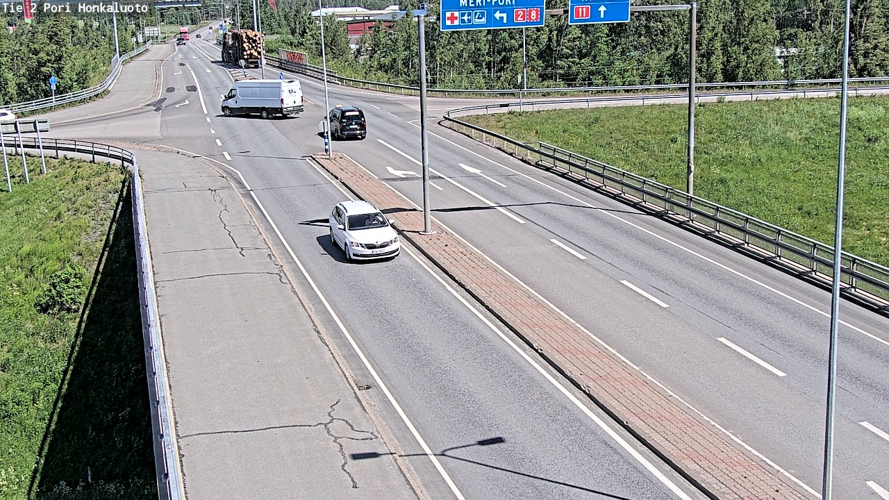 Weather Camera Image Road 2 Pori, Honkaluoto, Pori, Satakunta