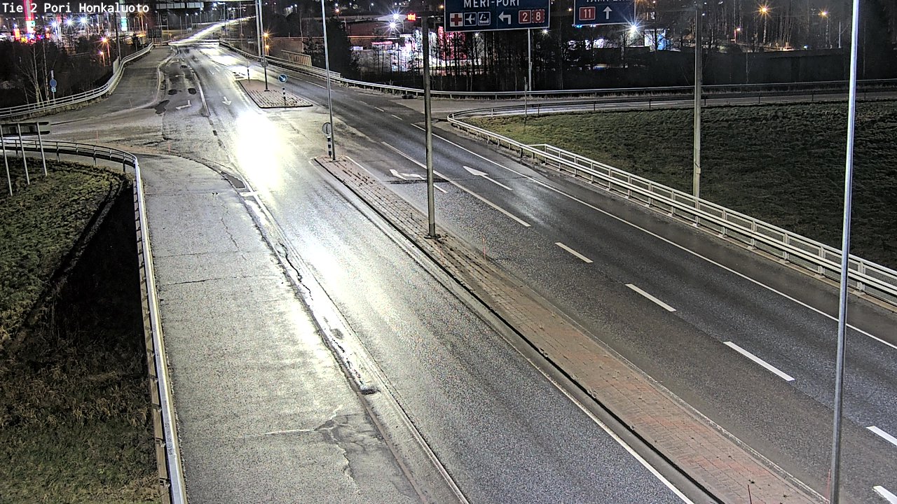 Weather Camera Image Road 2 Pori, Honkaluoto, Pori, Satakunta