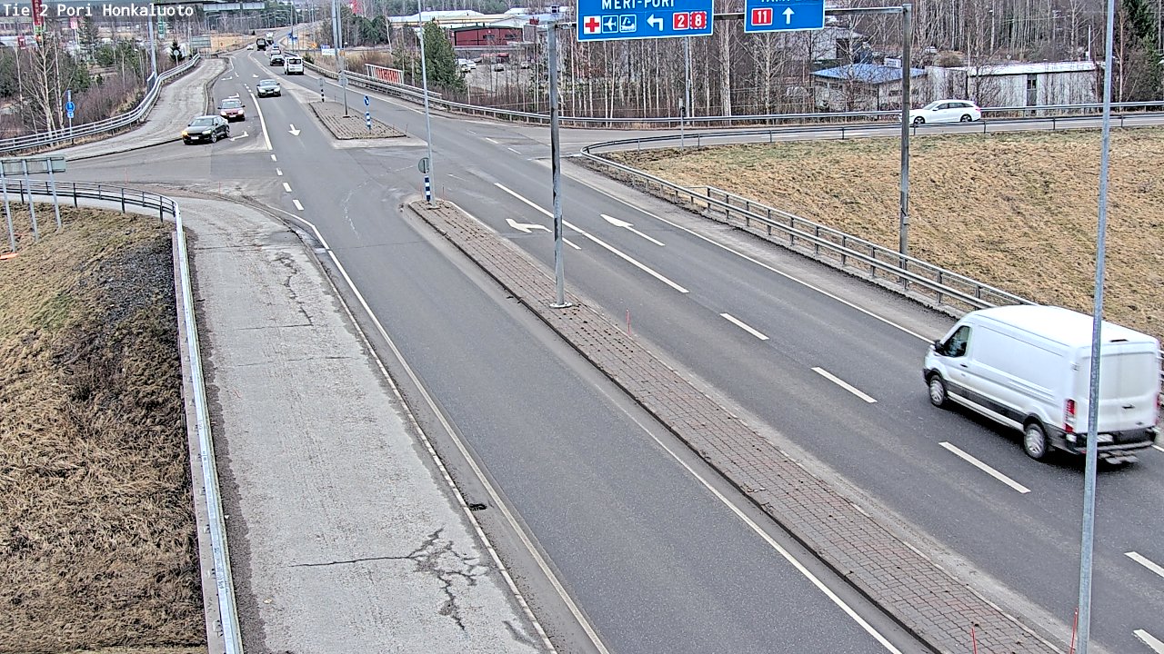 Kelikamerat Kuva Tie 2 Pori, Honkaluoto, Pori, Satakunta