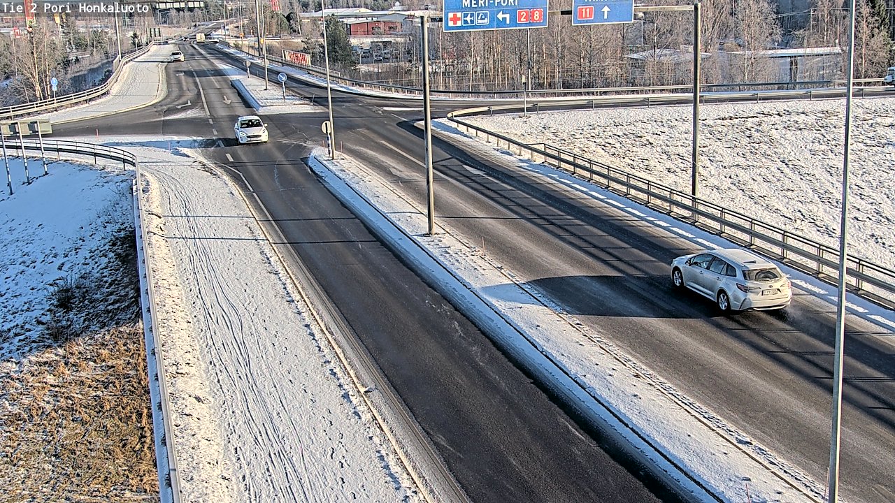 Weather Camera Image Road 2 Pori, Honkaluoto, Pori, Satakunta