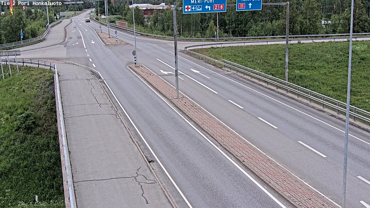 Kelikamerat Kuva Tie 2 Pori, Honkaluoto, Pori, Satakunta