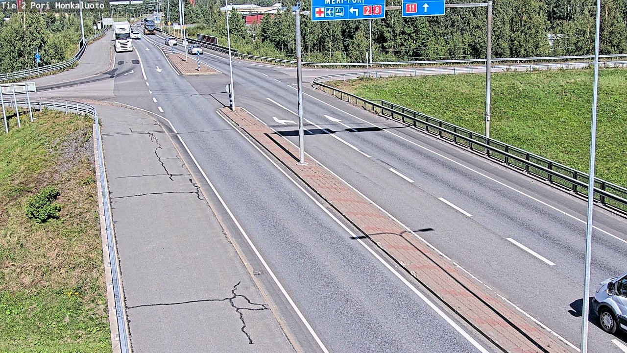 Kelikamerat Kuva Tie 2 Pori, Honkaluoto, Pori, Satakunta