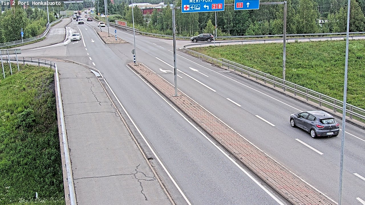 Kelikamerat Kuva Tie 2 Pori, Honkaluoto, Pori, Satakunta
