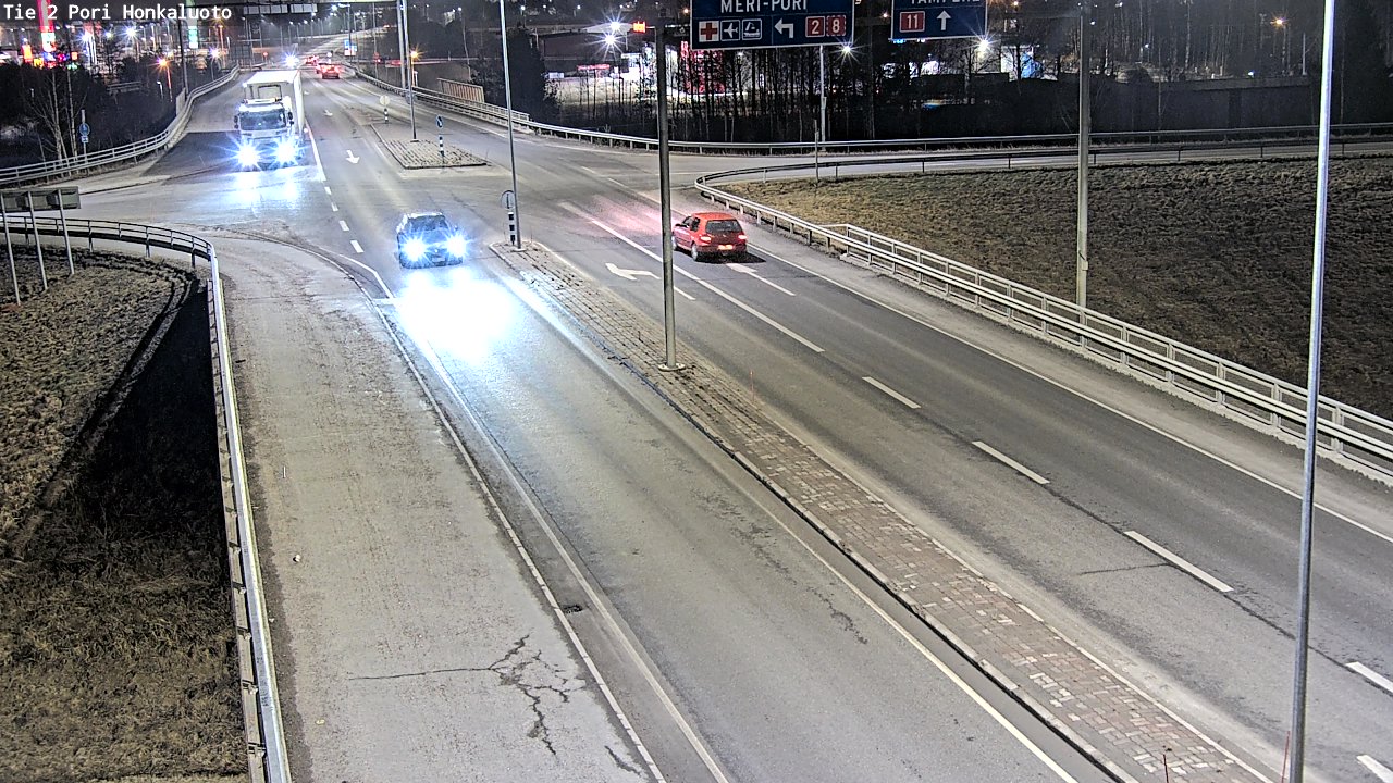 Weather Camera Image Road 2 Pori, Honkaluoto, Pori, Satakunta