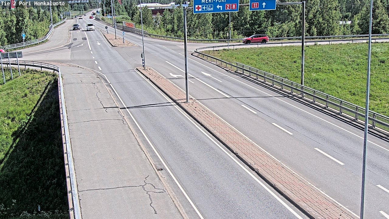 Weather Camera Image Road 2 Pori, Honkaluoto, Pori, Satakunta