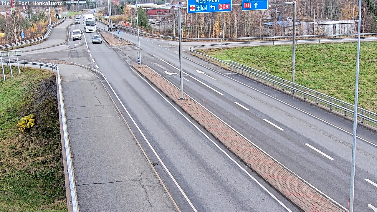 Kelikamerat Kuva Tie 2 Pori, Honkaluoto, Pori, Satakunta