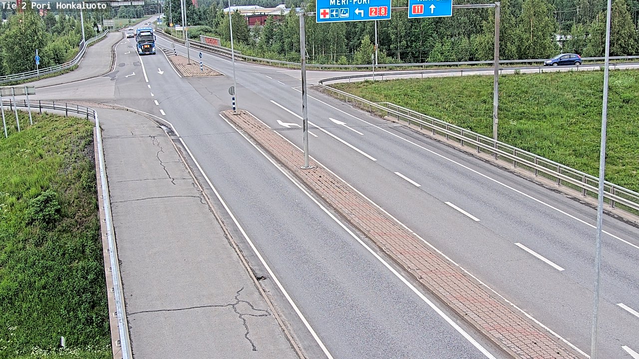 Kelikamerat Kuva Tie 2 Pori, Honkaluoto, Pori, Satakunta