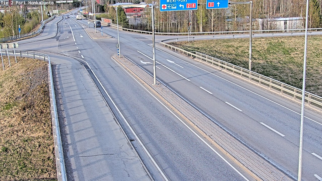 Kelikamerat Kuva Tie 2 Pori, Honkaluoto, Pori, Satakunta