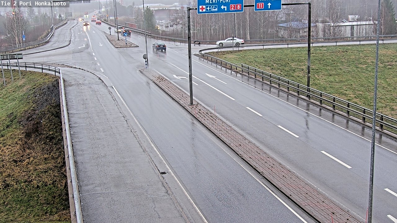 Weather Camera Image Road 2 Pori, Honkaluoto, Pori, Satakunta