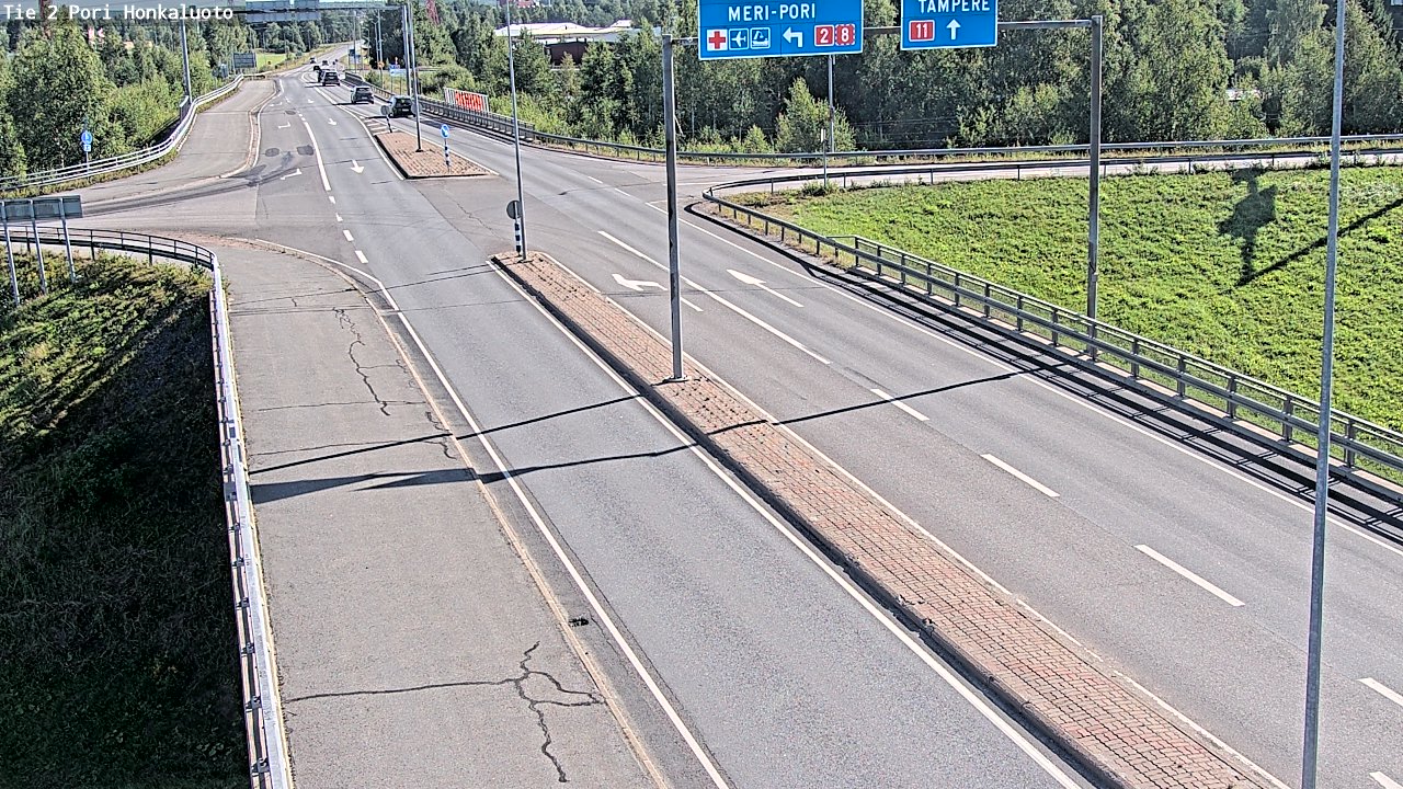 Kelikamerat Kuva Tie 2 Pori, Honkaluoto, Pori, Satakunta