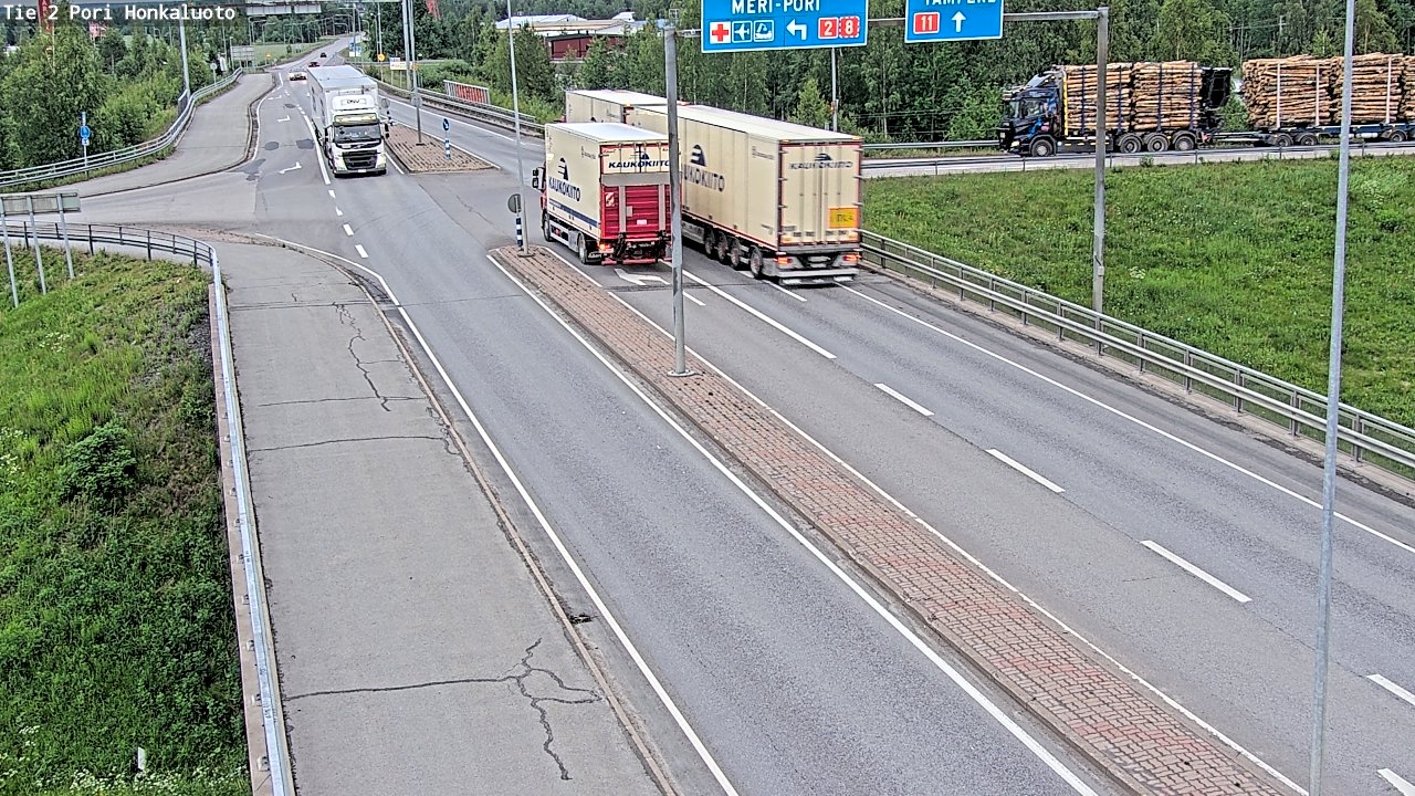 Kelikamerat Kuva Tie 2 Pori, Honkaluoto, Pori, Satakunta