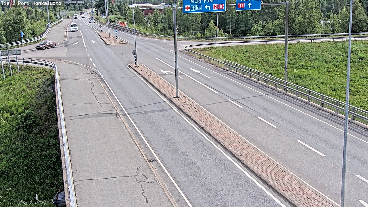 Weather Camera Image Road 2 Pori, Honkaluoto, Pori, Satakunta
