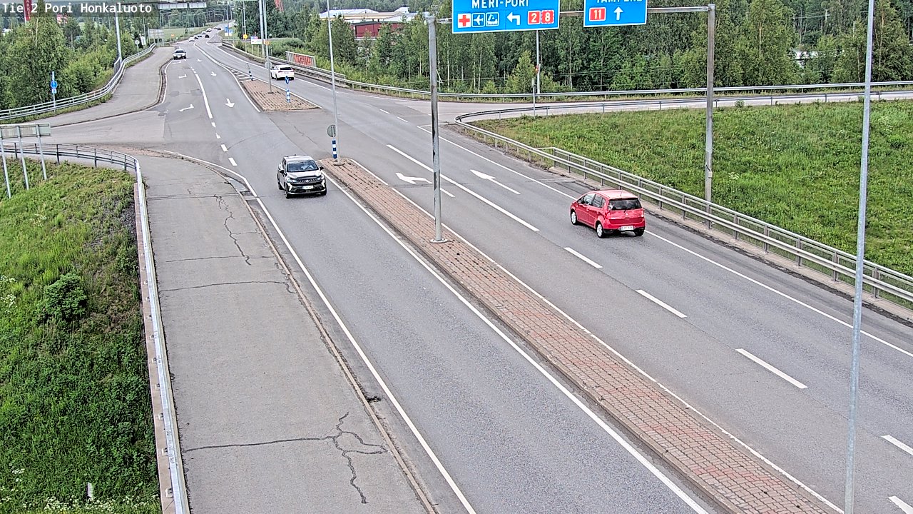 Kelikamerat Kuva Tie 2 Pori, Honkaluoto, Pori, Satakunta
