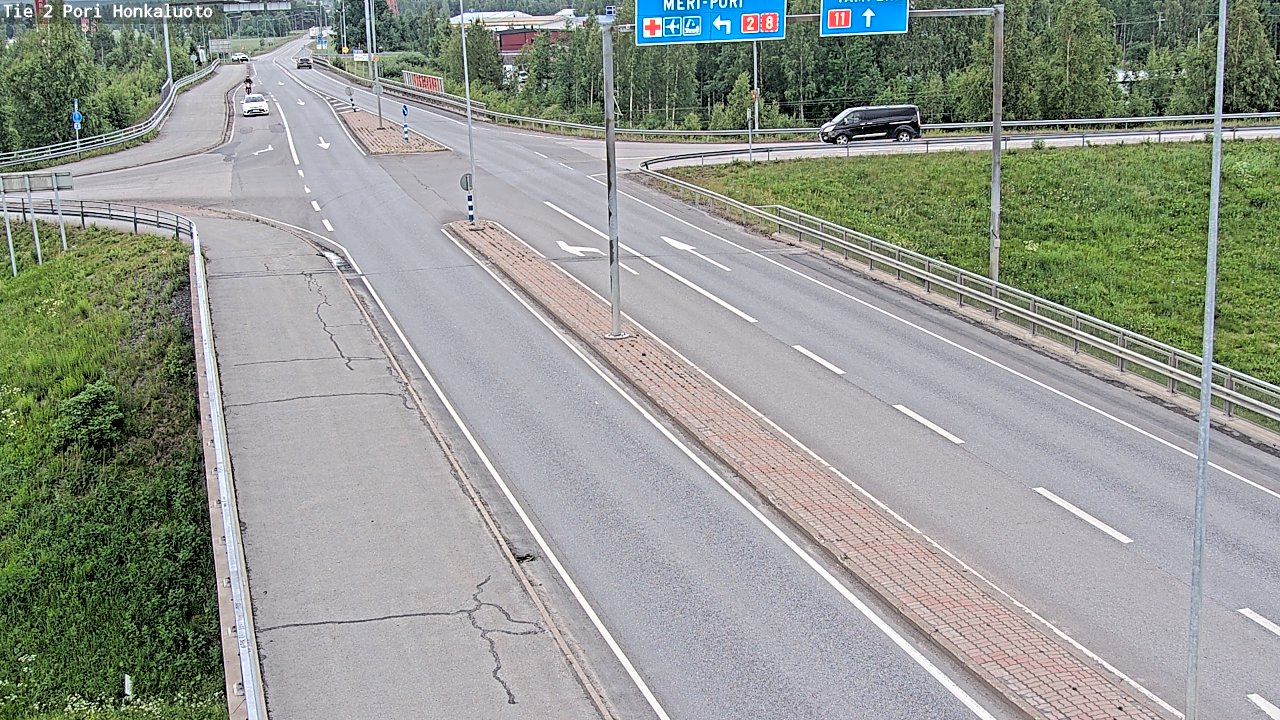 Kelikamerat Kuva Tie 2 Pori, Honkaluoto, Pori, Satakunta