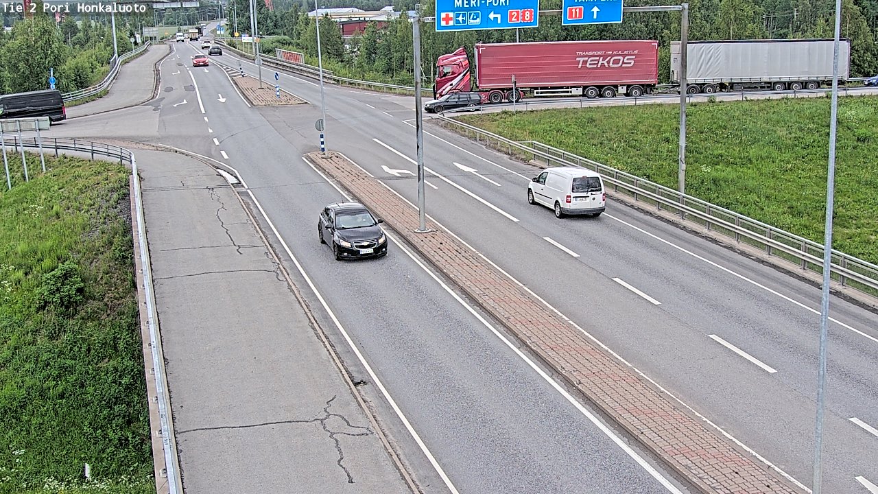 Kelikamerat Kuva Tie 2 Pori, Honkaluoto, Pori, Satakunta