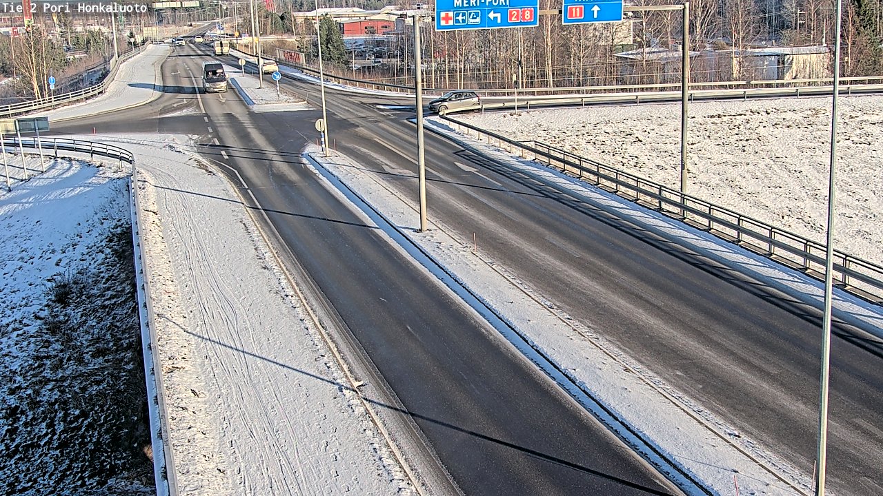 Weather Camera Image Road 2 Pori, Honkaluoto, Pori, Satakunta