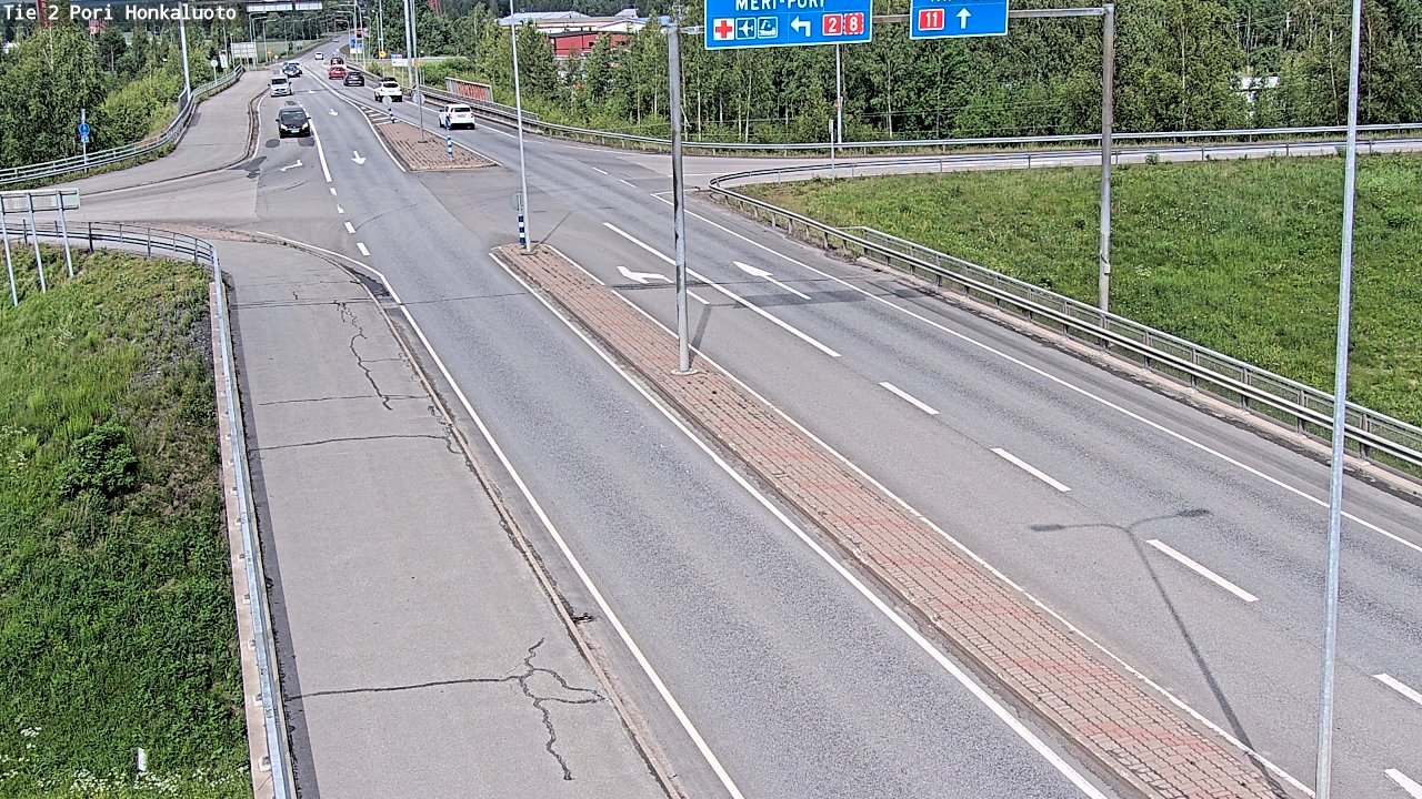 Kelikamerat Kuva Tie 2 Pori, Honkaluoto, Pori, Satakunta