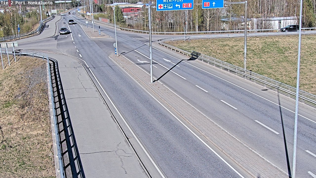 Kelikamerat Kuva Tie 2 Pori, Honkaluoto, Pori, Satakunta