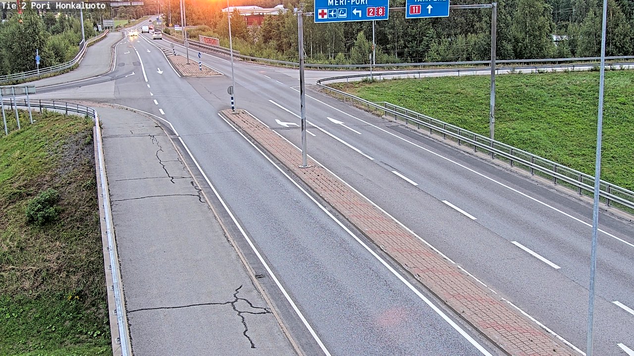 Weather Camera Image Road 2 Pori, Honkaluoto, Pori, Satakunta