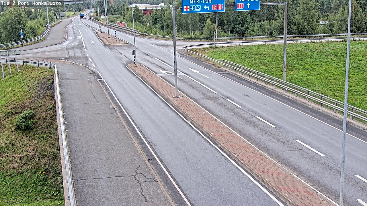 Weather Camera Image Road 2 Pori, Honkaluoto, Pori, Satakunta