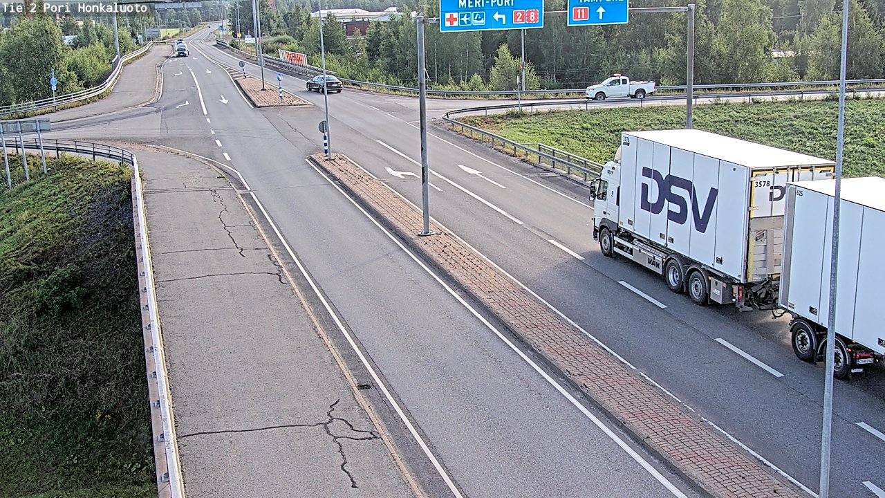 Kelikamerat Kuva Tie 2 Pori, Honkaluoto, Pori, Satakunta