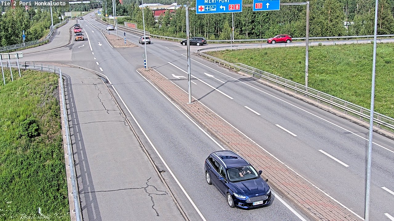 Kelikamerat Kuva Tie 2 Pori, Honkaluoto, Pori, Satakunta