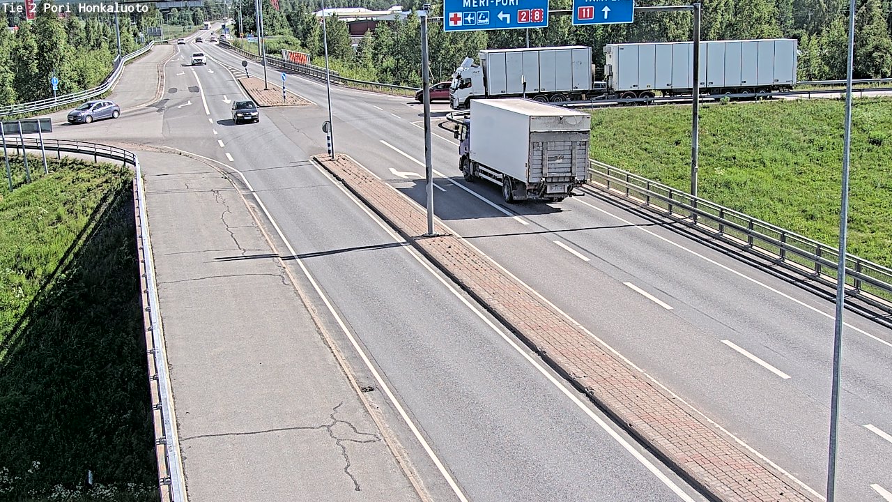 Weather Camera Image Road 2 Pori, Honkaluoto, Pori, Satakunta