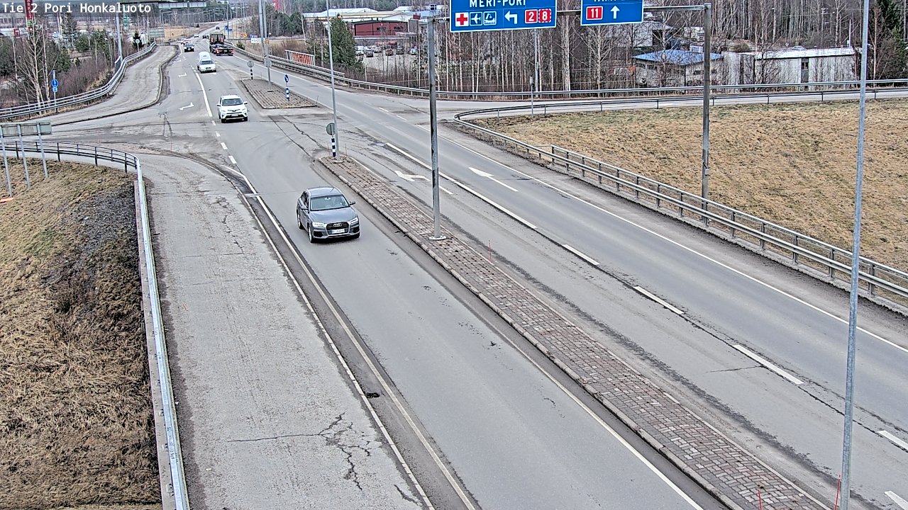 Kelikamerat Kuva Tie 2 Pori, Honkaluoto, Pori, Satakunta