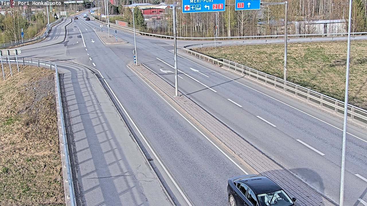 Kelikamerat Kuva Tie 2 Pori, Honkaluoto, Pori, Satakunta