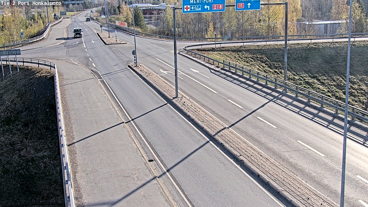 Kelikamerat Kuva Tie 2 Pori, Honkaluoto, Pori, Satakunta