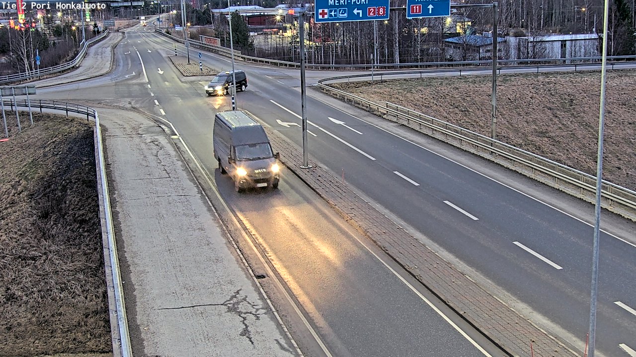 Kelikamerat Kuva Tie 2 Pori, Honkaluoto, Pori, Satakunta