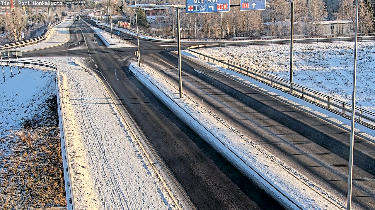 Weather Camera Image Road 2 Pori, Honkaluoto, Pori, Satakunta