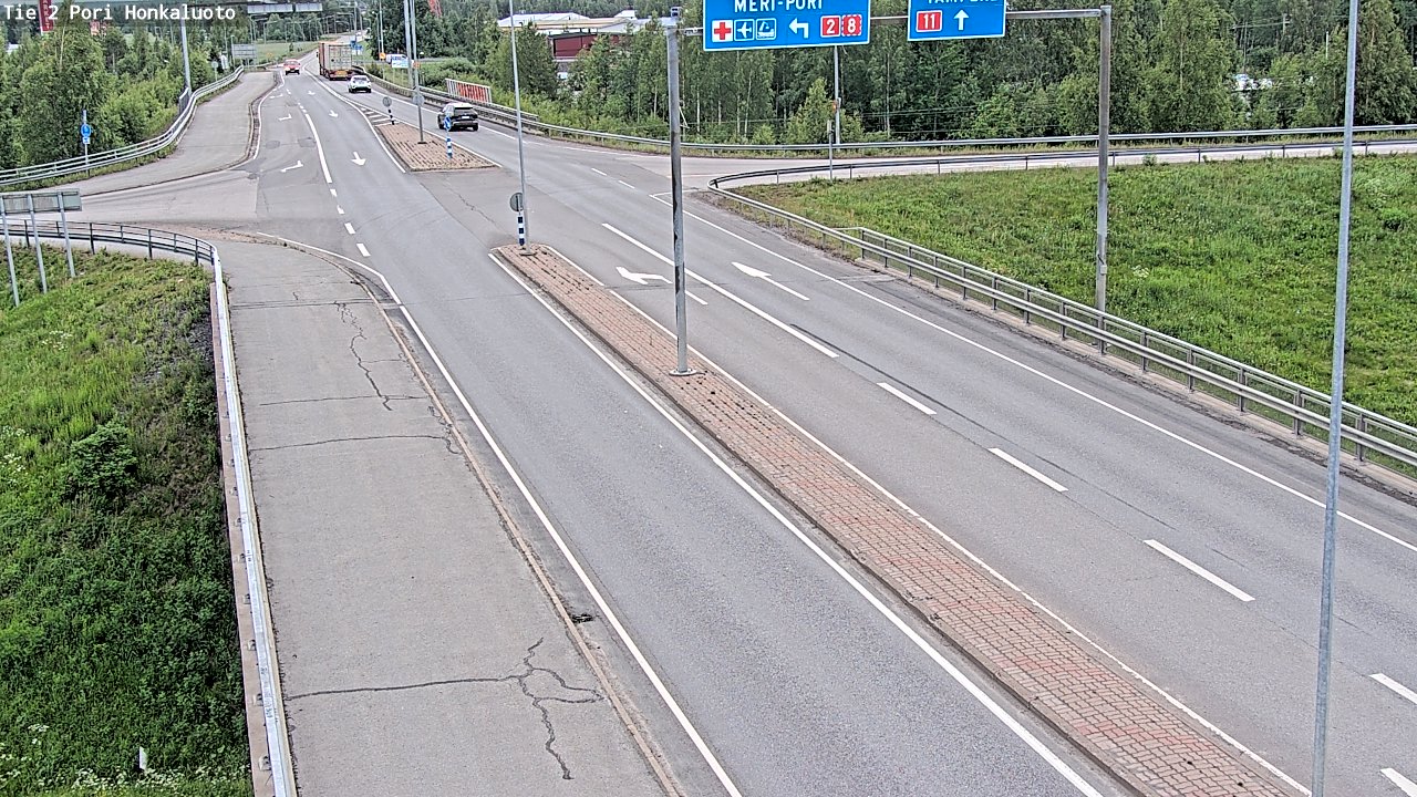 Weather Camera Image Road 2 Pori, Honkaluoto, Pori, Satakunta