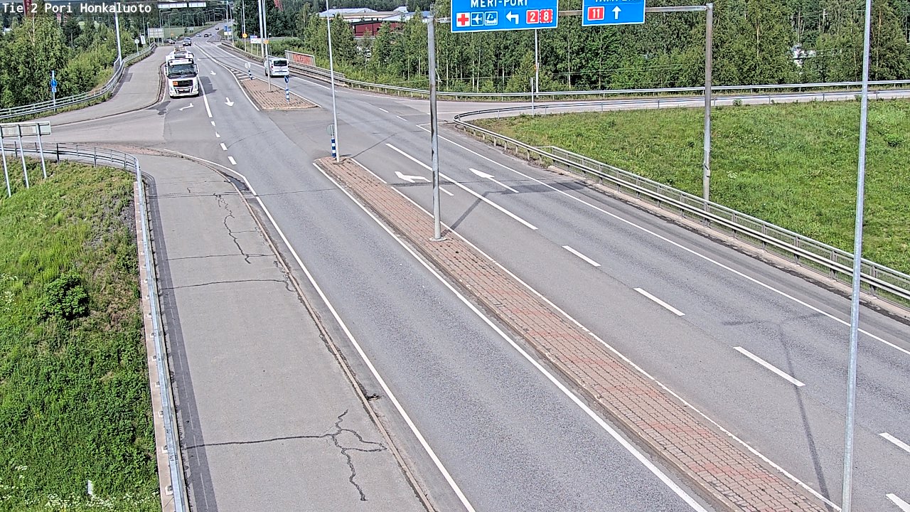 Kelikamerat Kuva Tie 2 Pori, Honkaluoto, Pori, Satakunta