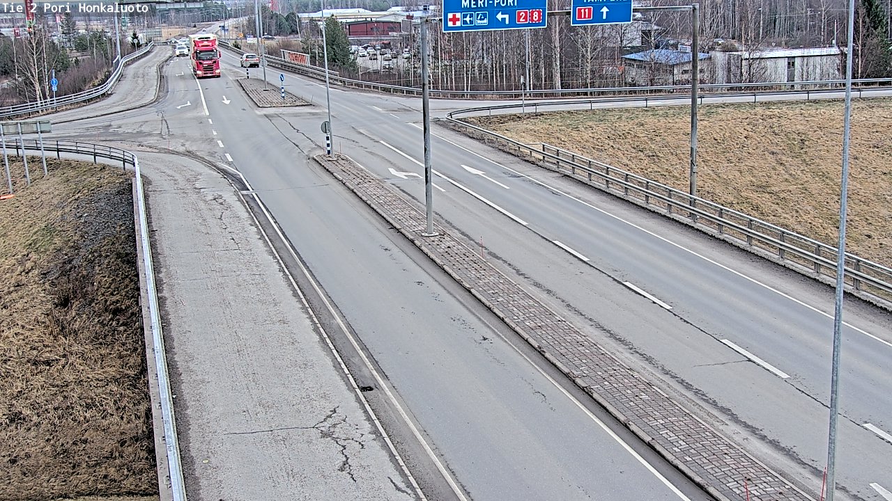 Kelikamerat Kuva Tie 2 Pori, Honkaluoto, Pori, Satakunta