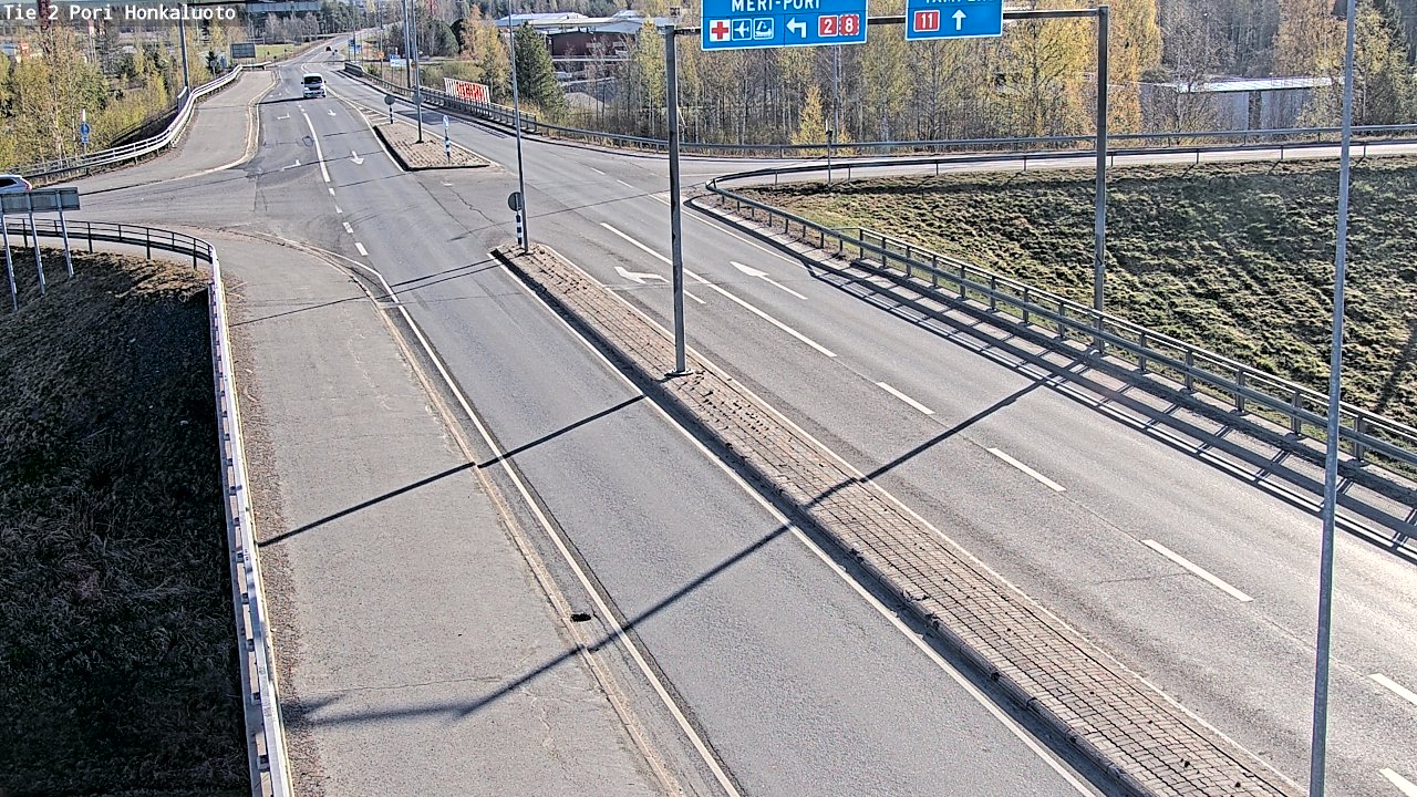 Kelikamerat Kuva Tie 2 Pori, Honkaluoto, Pori, Satakunta