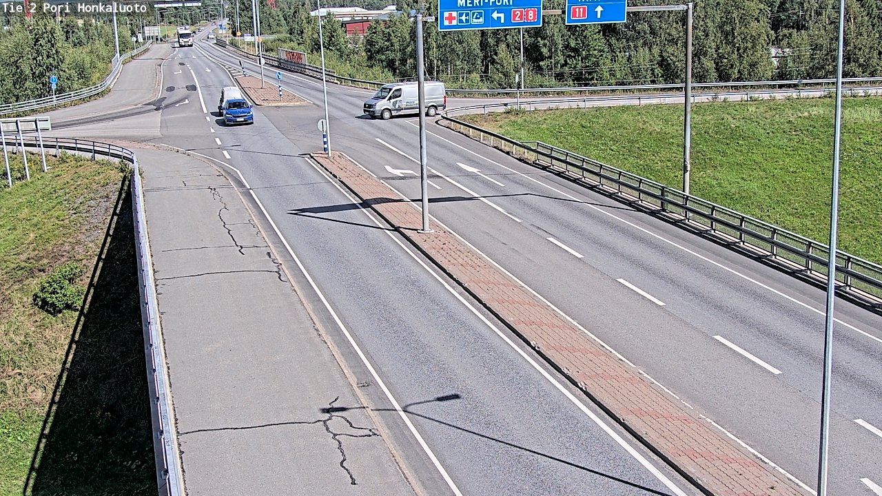 Kelikamerat Kuva Tie 2 Pori, Honkaluoto, Pori, Satakunta