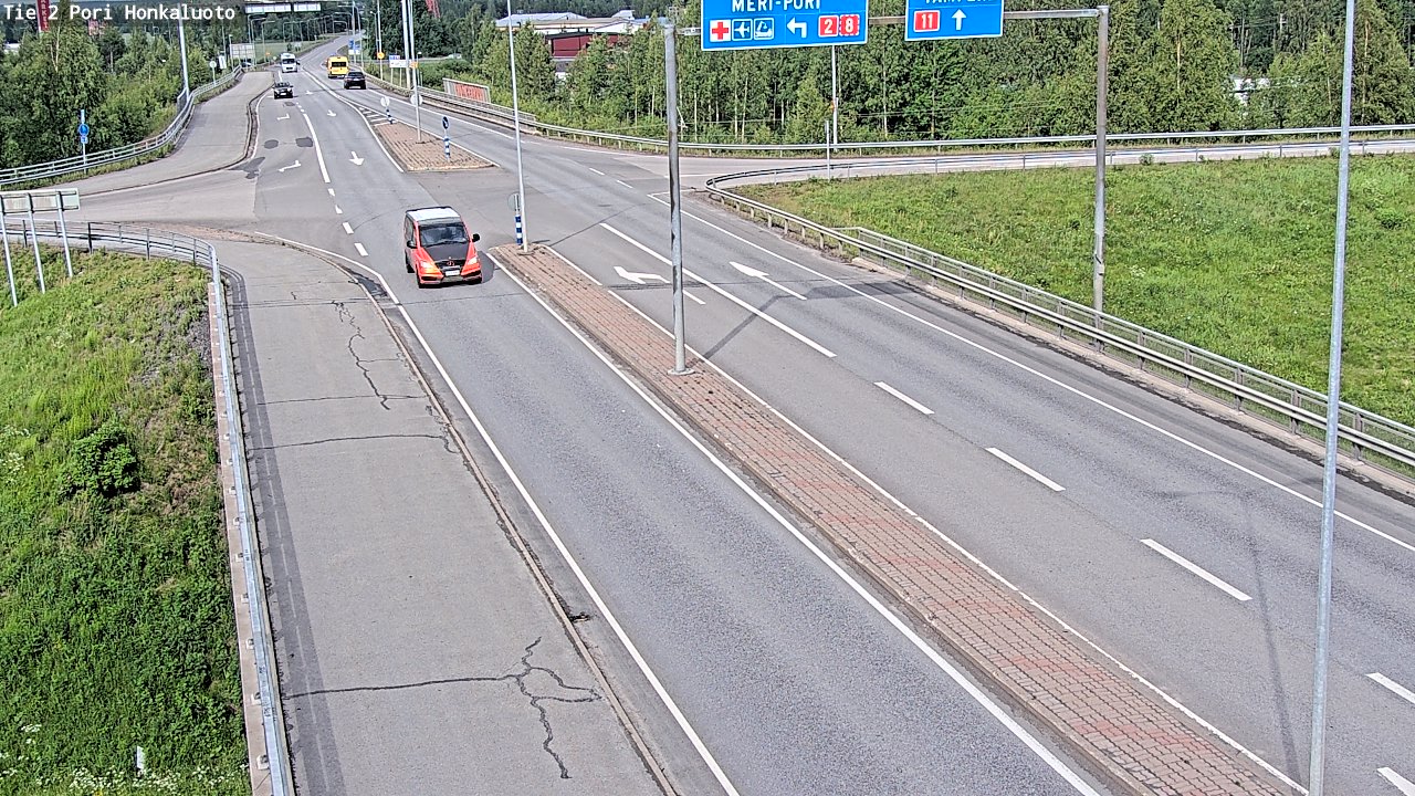 Kelikamerat Kuva Tie 2 Pori, Honkaluoto, Pori, Satakunta