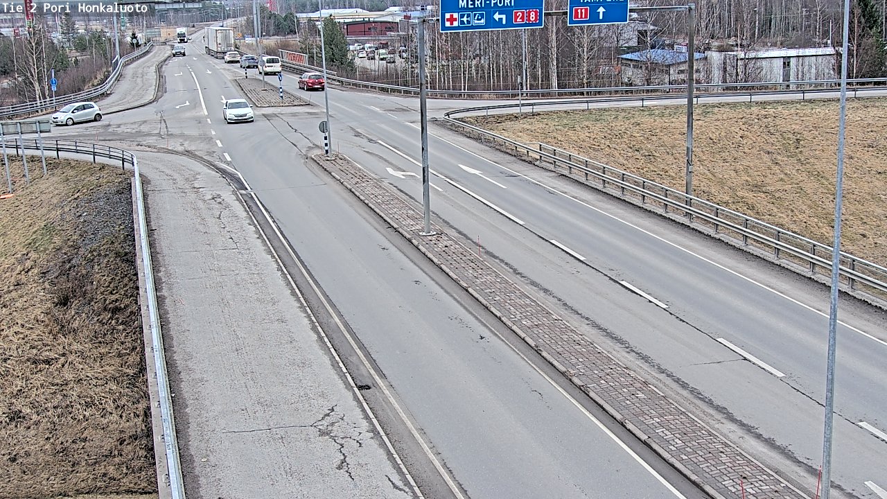 Kelikamerat Kuva Tie 2 Pori, Honkaluoto, Pori, Satakunta